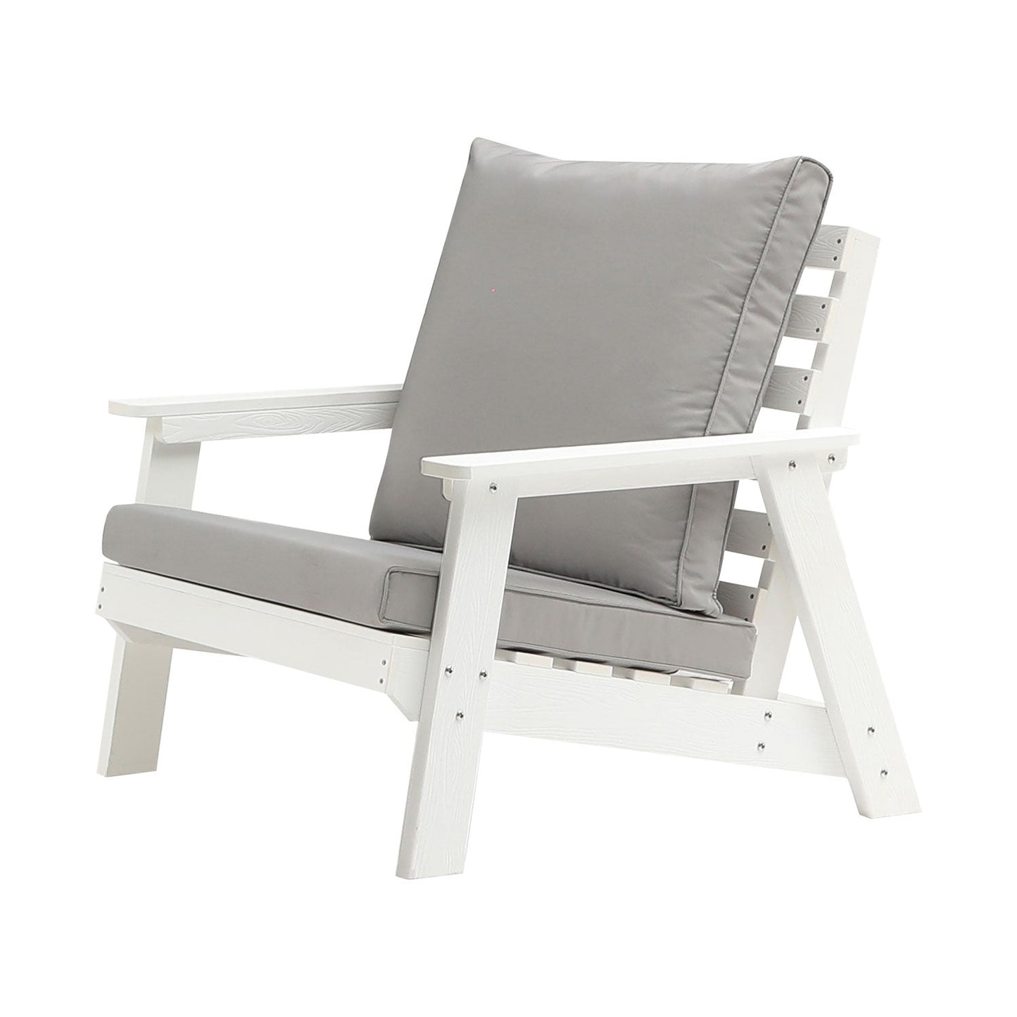 All Weather Hips Outdoor Single Sofa and Cushion