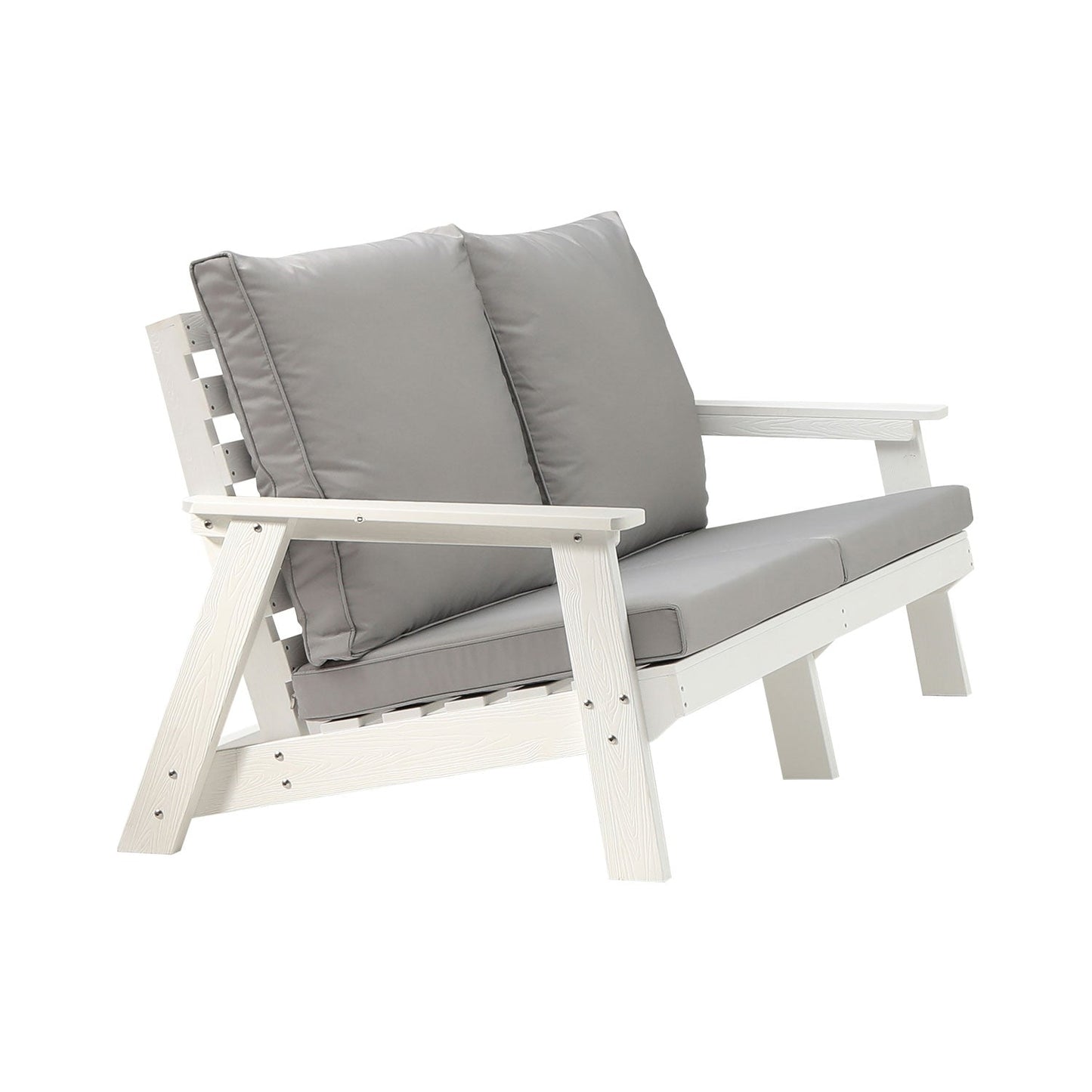 Hips Loveseat and Wood Grain Outdoor Sofa