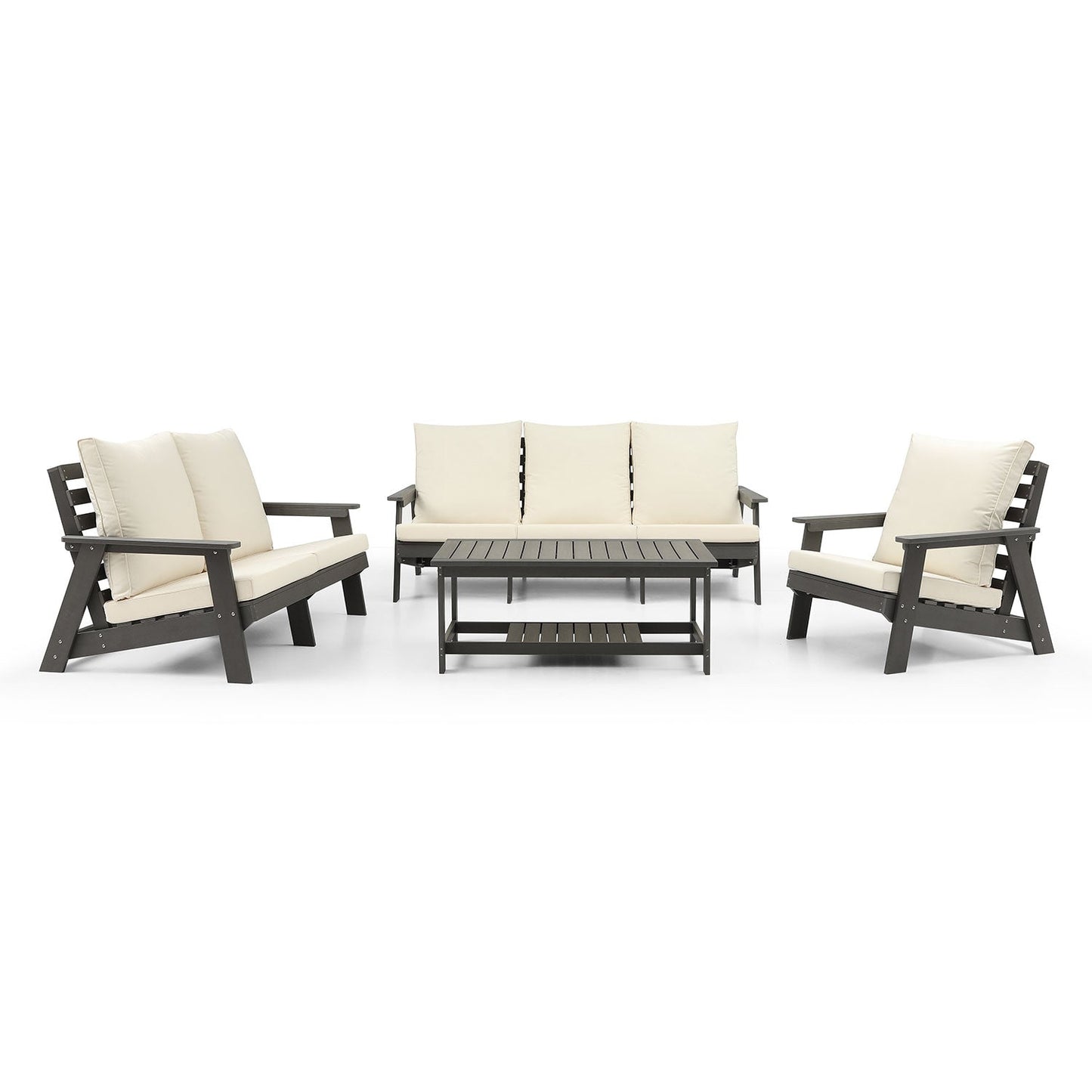 Hips 3 Seater Outdoor Patio Sofa with Cushion