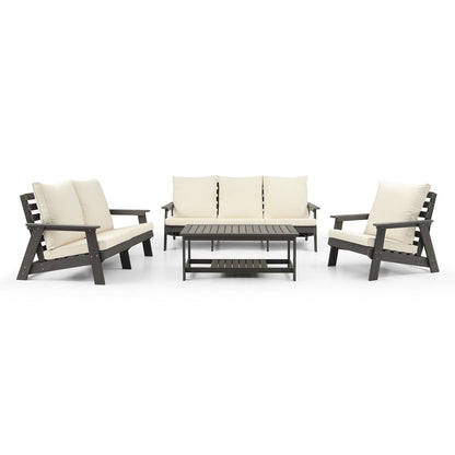Hips 3 Seater Outdoor Patio Sofa with Cushion