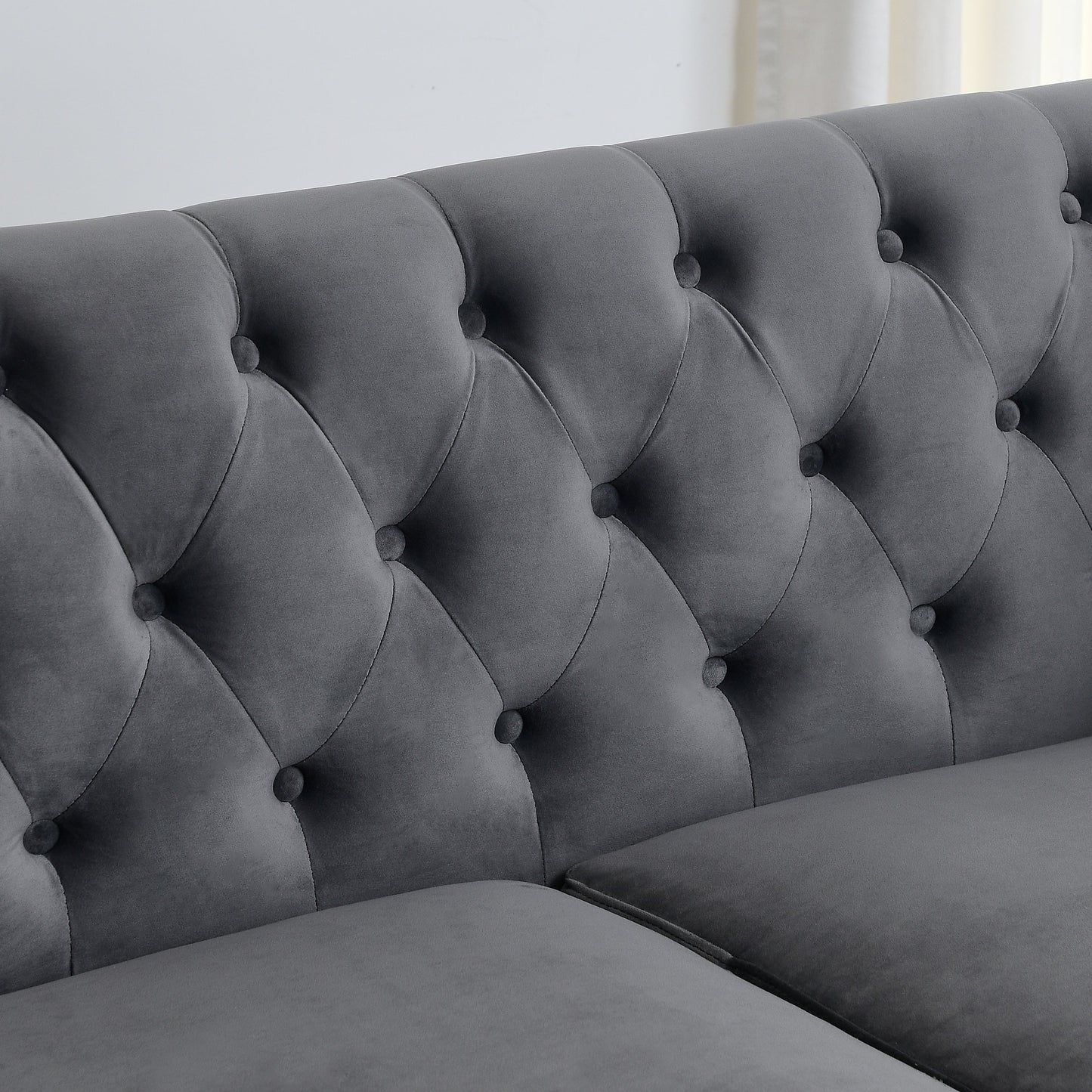 Chelsfield Sofa Set and Deep Velvet Cushions