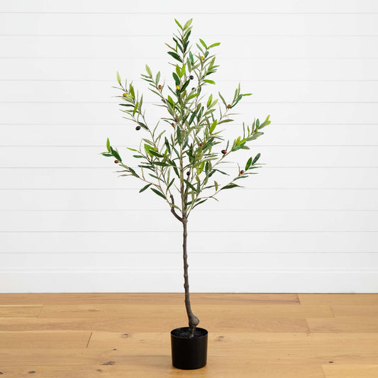 5’ Olive Artificial Tree - Tampa Home & Garden Store