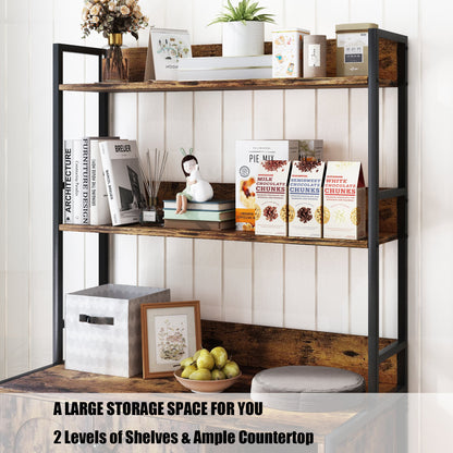 Large Cat Litter Box Enclosure With Shelf Storage by HouseOfZazla, wood shelves and black frame on Tampa Home & Garden Store
