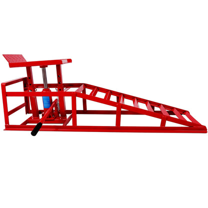 Auto Car Truck Service Ramps Lifts red steel with hydraulic piston by HouseOfZazla on Tampa Home & Garden Store