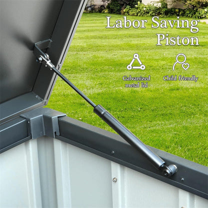 Waterproof 160 Gallon Outdoor Storage Deck Box