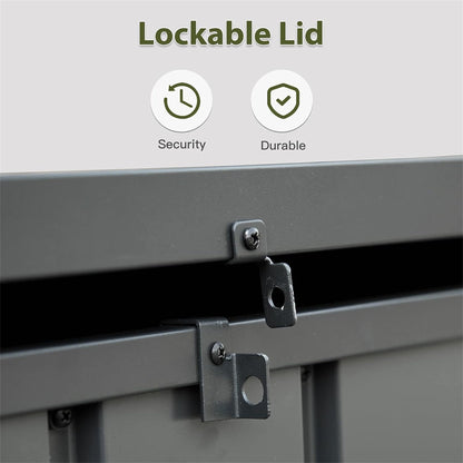 Waterproof 160 Gallon Outdoor Storage Deck Box