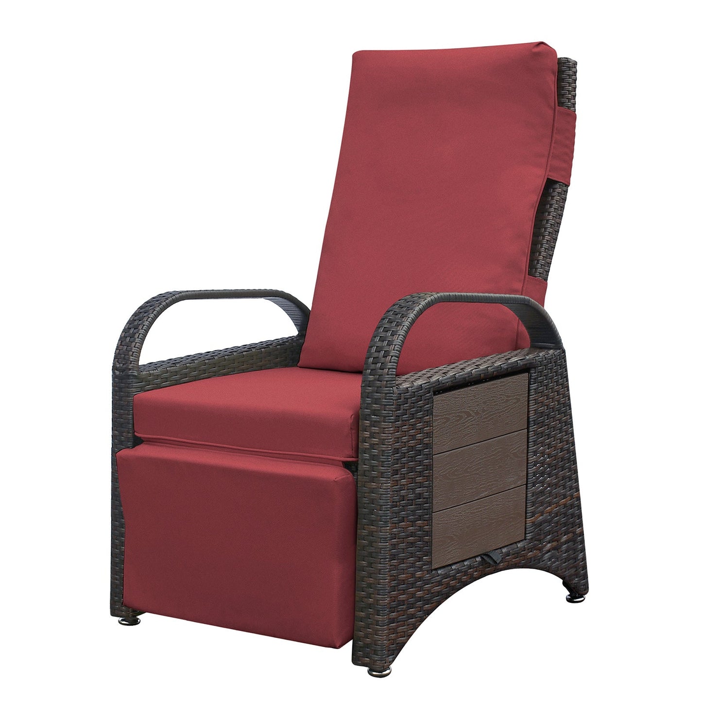 Outdoor Rattan Recliner and Modern Patio Chair