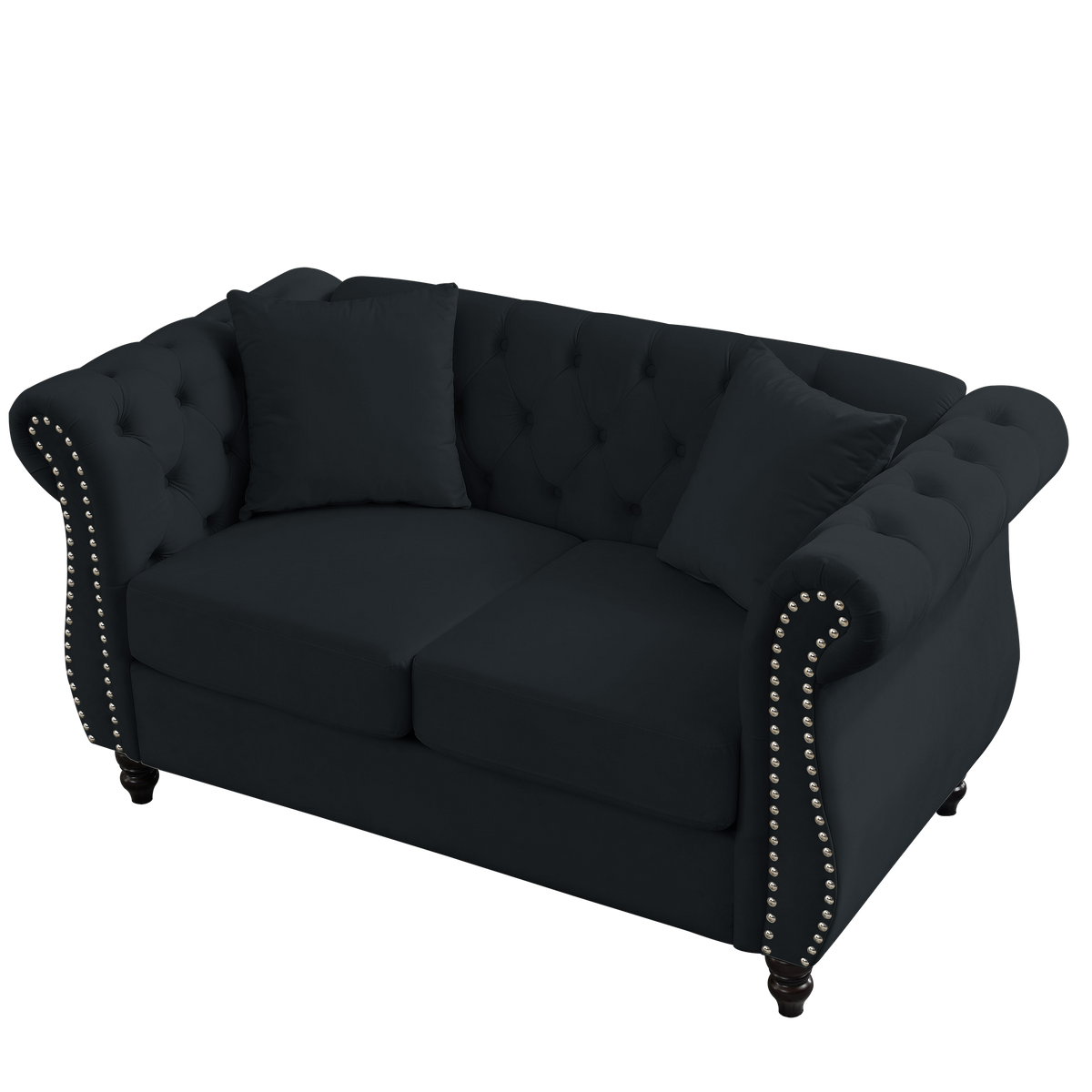 Classic Velvet Chesterfield Sofa for Living Room