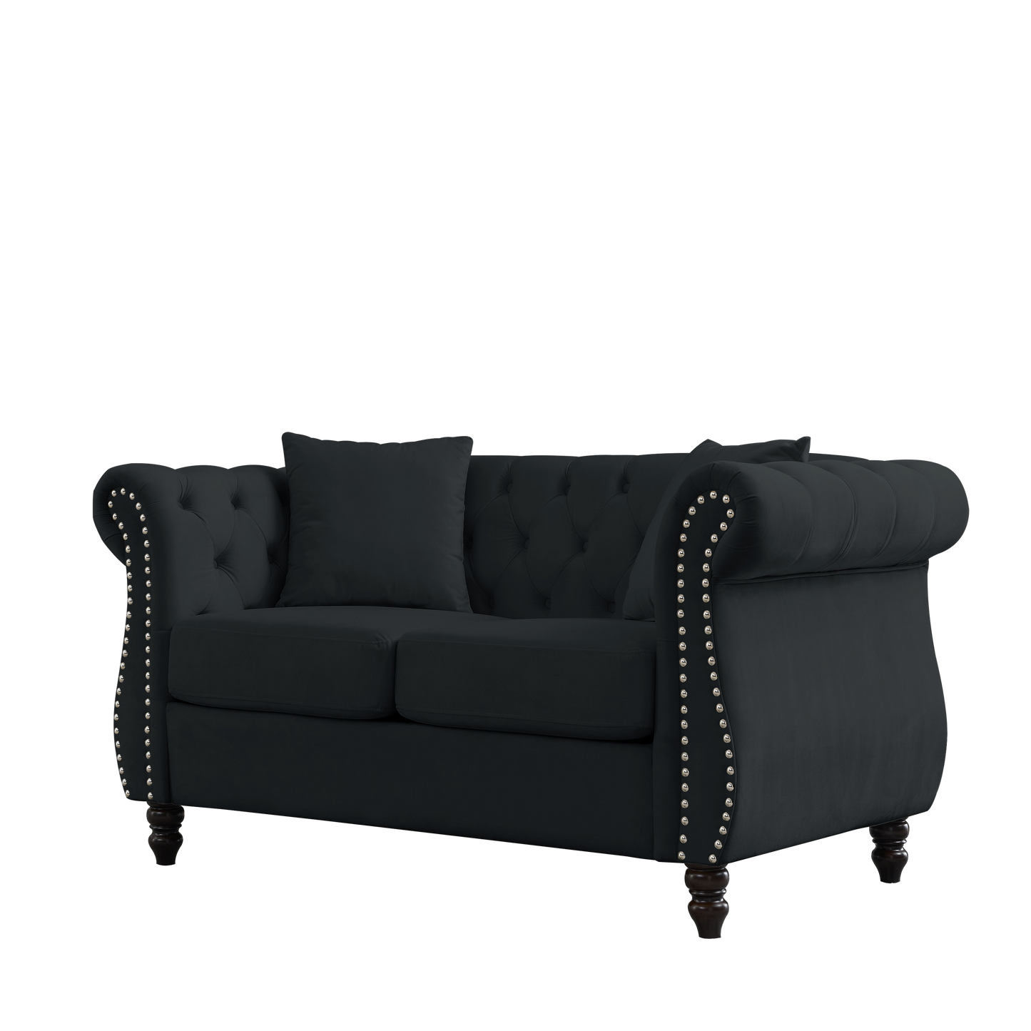 Classic Velvet Chesterfield Sofa for Living Room