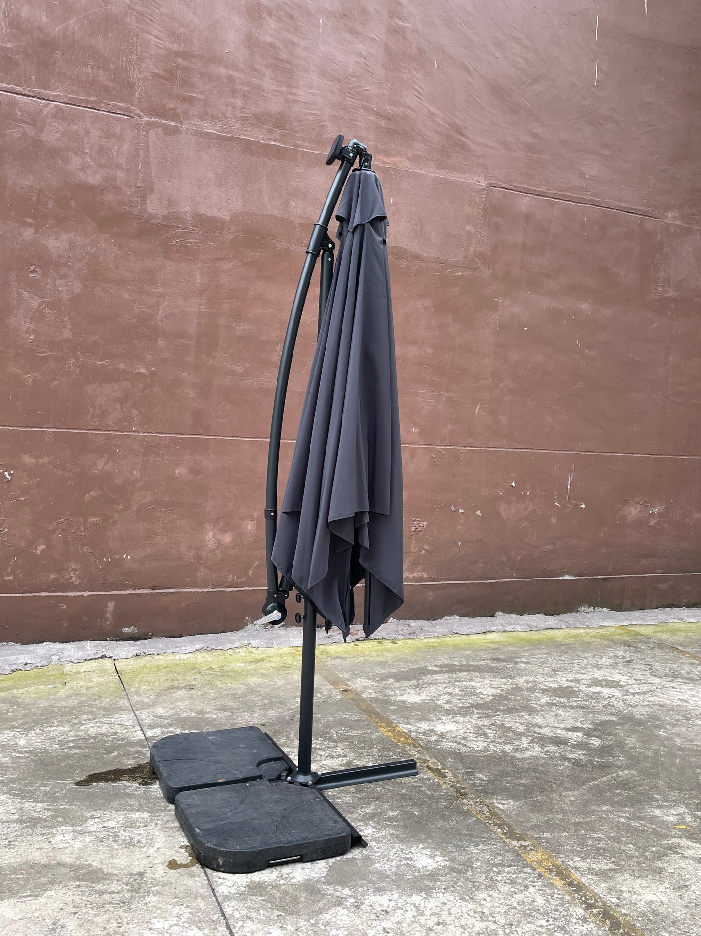 Square Patio Umbrella and Solar Led Lights