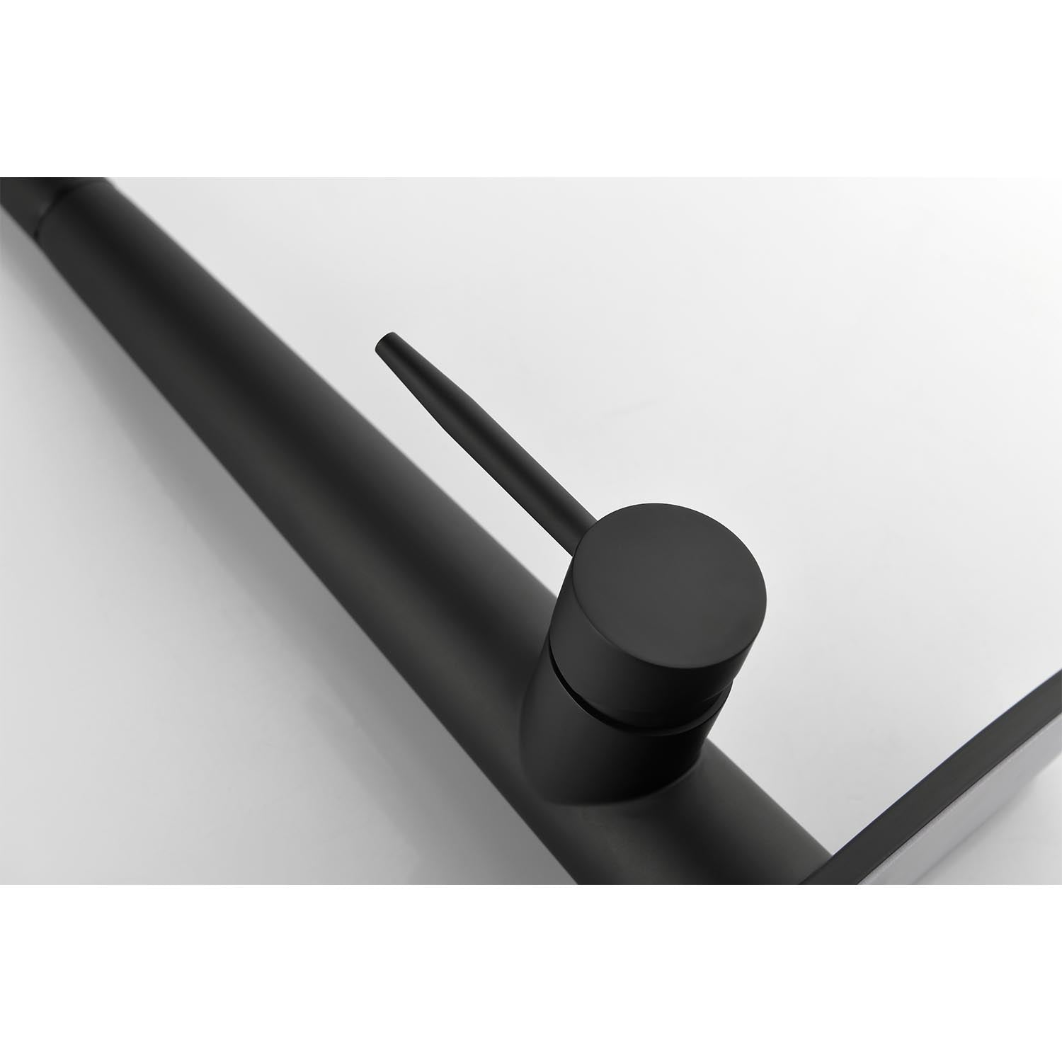 Single-handle matte black kitchen faucet with pull-down sprayer by HouseOfZazla on Tampa Home & Garden Store