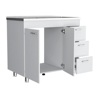 Kisco Utility Sink With Cabinet and Drawers