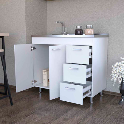 Kisco Utility Sink With Cabinet and Drawers