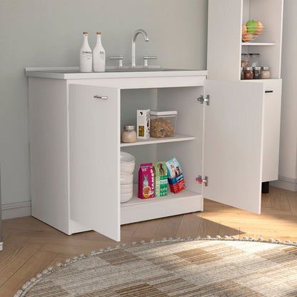 Vernal Utility Sink and Kitchen Cabinet for Home
