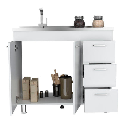 Kisco Utility Sink With Cabinet and Drawers