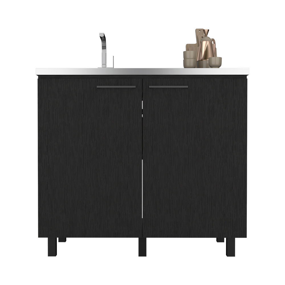 Burwood Utility Sink Cabinet and Two Shelves