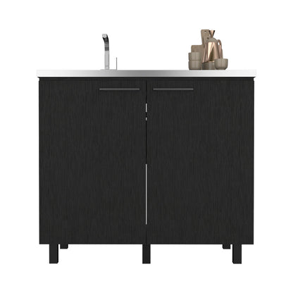 Burwood Utility Sink Cabinet and Two Shelves