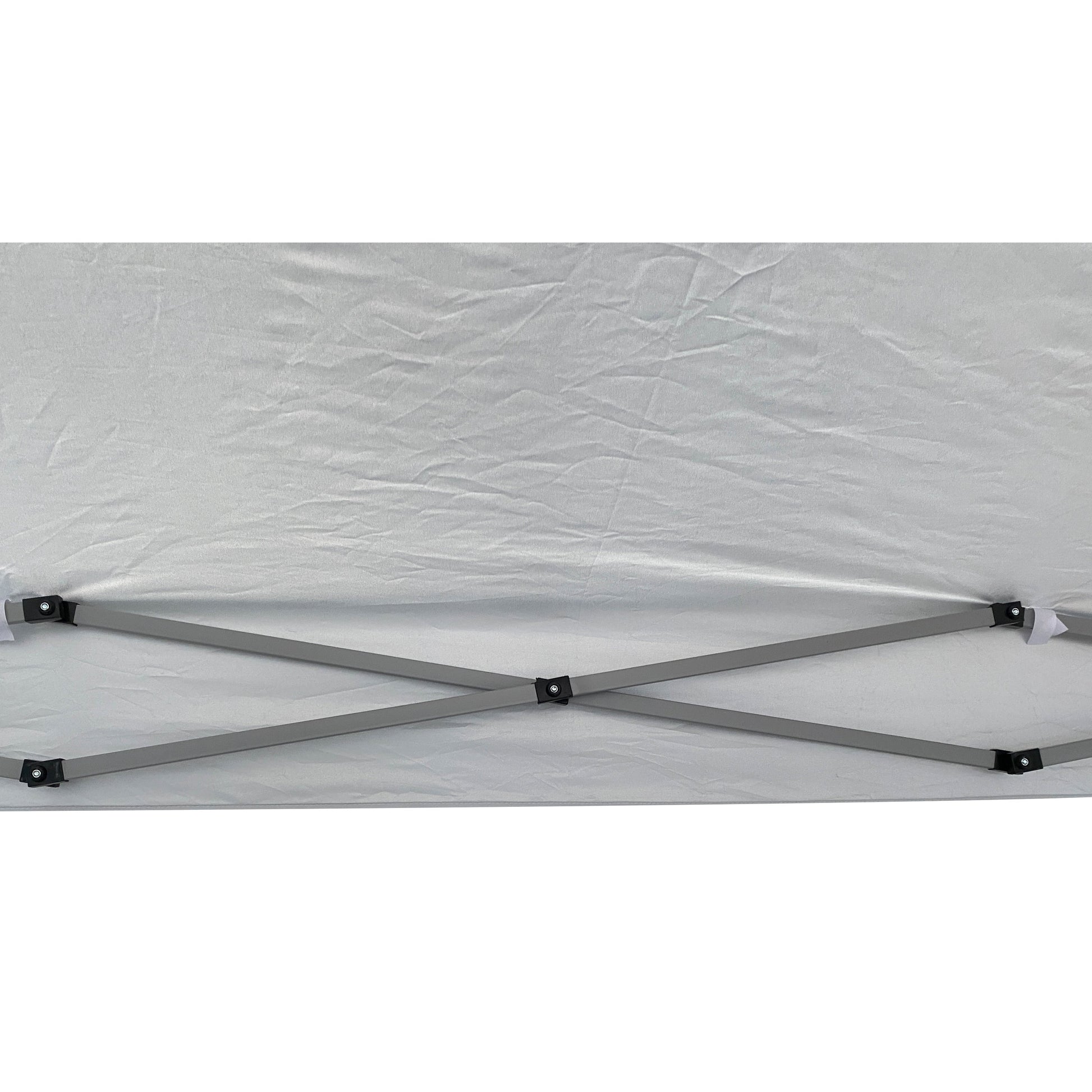 HouseOfZazla gray metal 10x10 ft pop-up gazebo canopy frame components on Tampa Home & Garden Store
