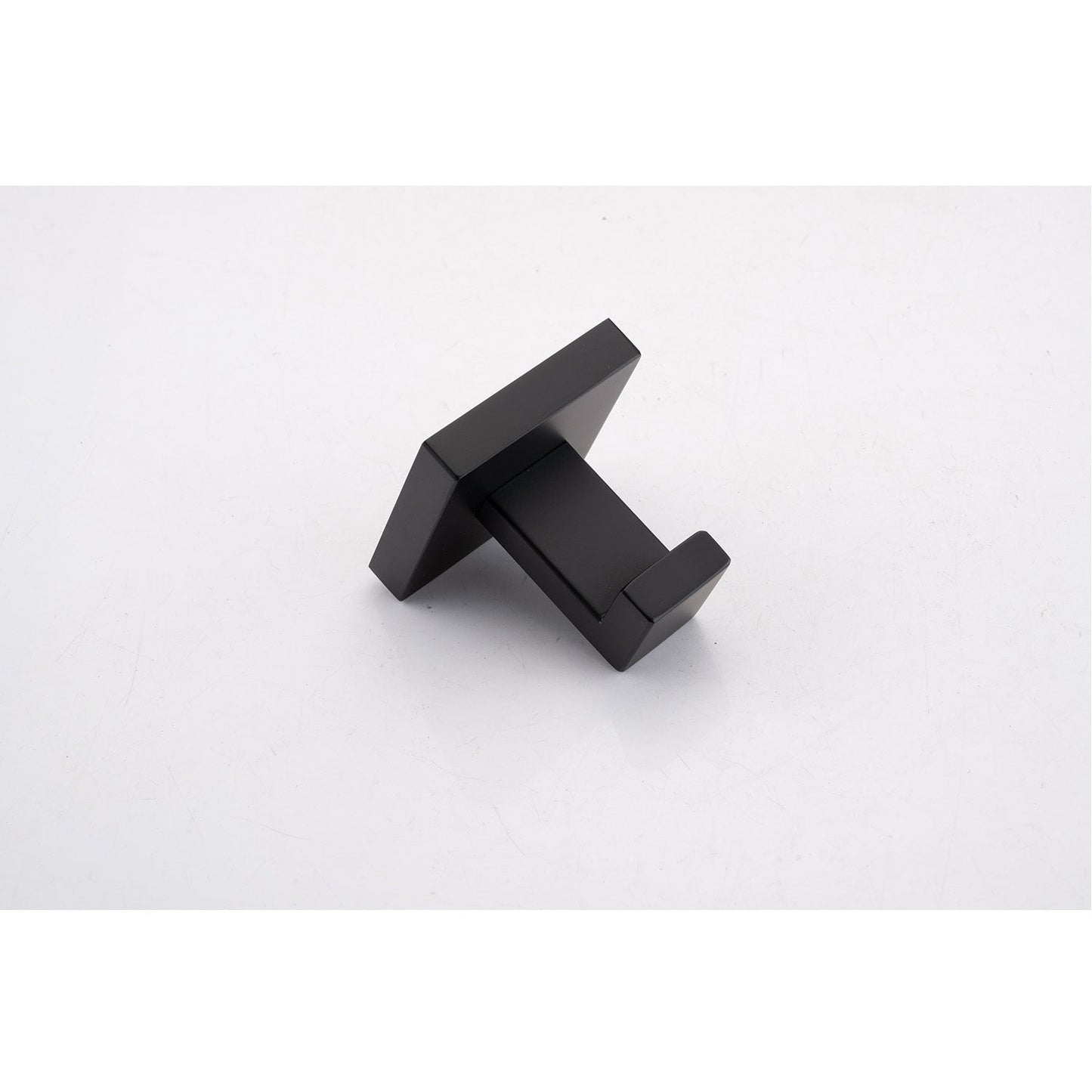 Black matte metal bathroom hook from HouseOfZazla 8-Piece Bathroom Hardware Set on Tampa Home & Garden Store