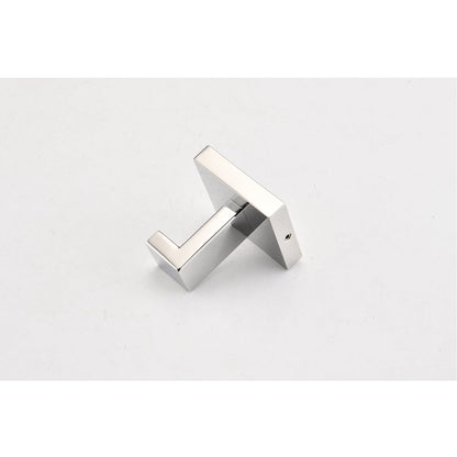 5-Piece Bathroom Hardware Set component in polished chrome with angular wall-mount design on Tampa Home & Garden Store