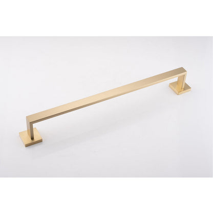 4-Piece Bathroom Hardware Set gold towel bar with square mounts by HouseOfZazla on Tampa Home & Garden Store