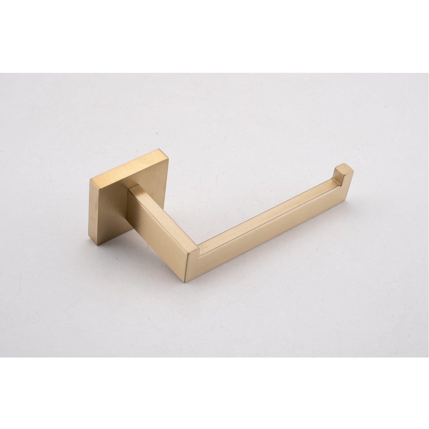 Bathroom lever handle with brass square-backplate by HouseOfZazla on Tampa Home & Garden Store