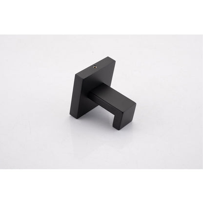 8-Piece Bathroom Hardware Set black matte square cabinet pull handle on Tampa Home & Garden Store