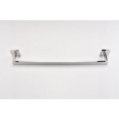 5-Piece Bathroom Hardware Set chrome towel bar with square mount brackets HouseOfZazla on Tampa Home & Garden Store
