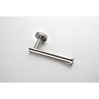 Brushed nickel towel bar wall-mounted from HouseOfZazla 6-Pieces Bathroom Hardware Accessories Set on Tampa Home & Garden Store