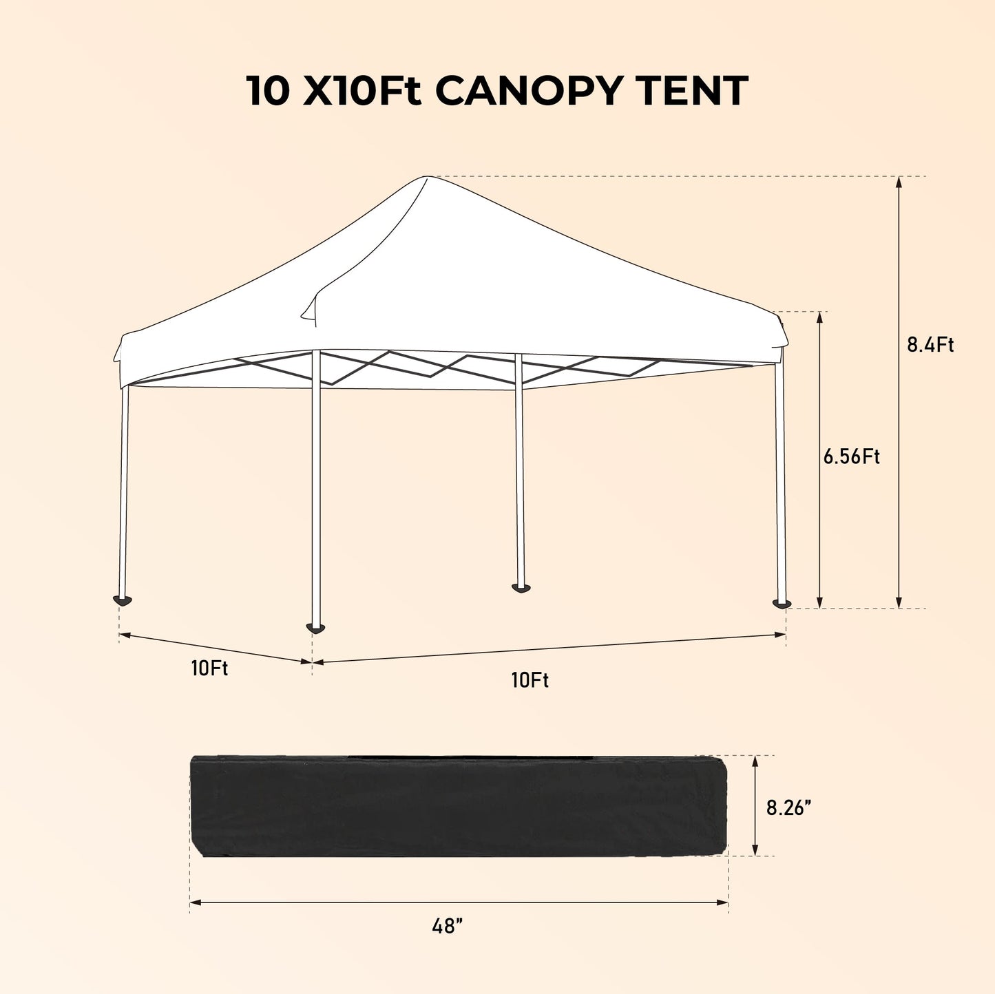 10x10ft outdoor pop up gazebo canopy tent white canopy by HouseOfZazla on Tampa Home & Garden Store