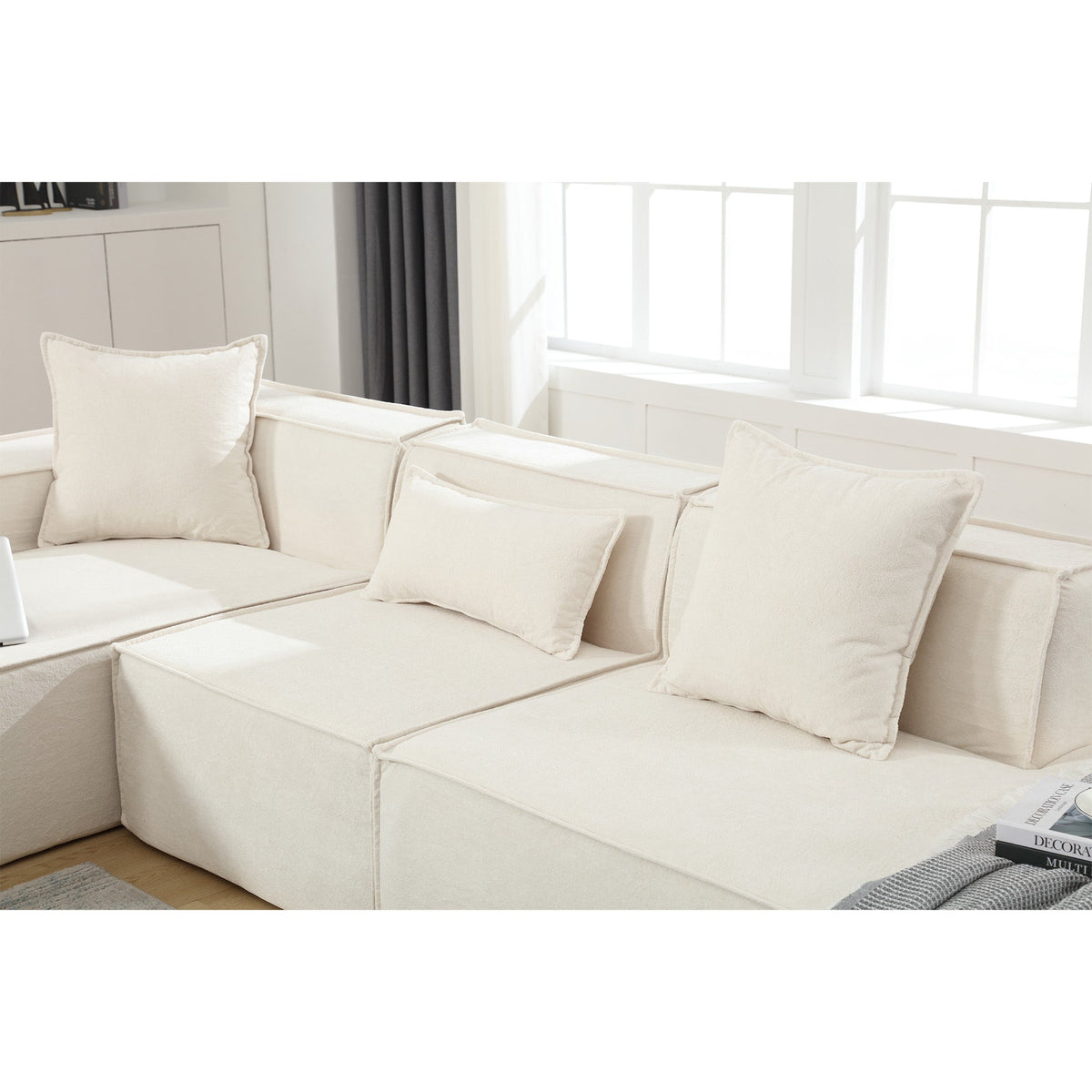 Modern Modular L Shaped And Durable Living Sofa