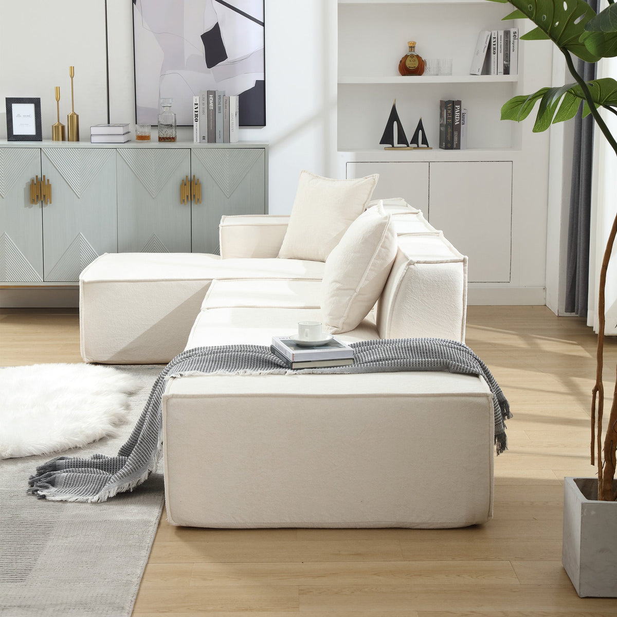 Modern Modular L Shaped And Durable Living Sofa