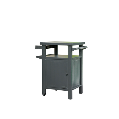 Outdoor Grill Cart With Storage and Wheels