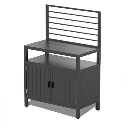 Aluminum Outdoor Kitchen Island With Storage