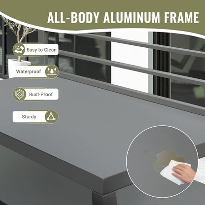 Aluminum Outdoor Kitchen Island with Storage