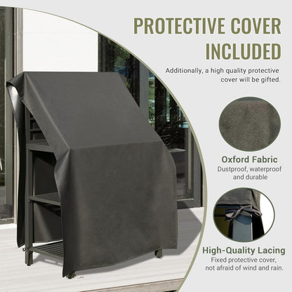 Aluminum Outdoor Kitchen Island with Storage