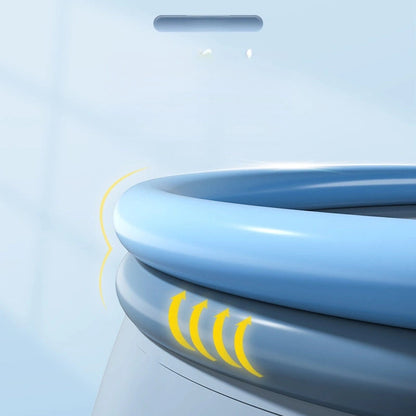 Reinforced Outdoor Inflatable Pool and Air Pump