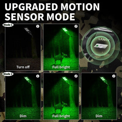 Outdoor hunting solar light Langy Solar Lights, green hogs/deer fish light, 15,000 lumens on Tampa Home & Garden Store