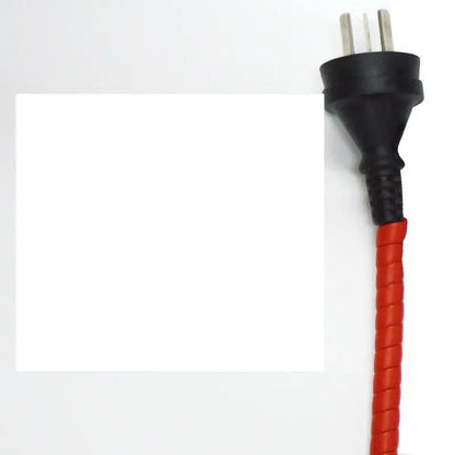 Anti-cat and dog bite cord protector red spiral-wrapped cord with black plug FLIPSTYLEZLLC on Tampa Home & Garden Store