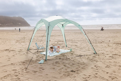 Pop 'N Go Canopy mint teal beach canopy by The California Beach Company LLC curved arches on Tampa Home & Garden Store