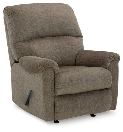 Stonemeade Rocker Recliner by Unique Piece Furniture, brown rocker chair with plush back on Tampa Home & Garden Store
