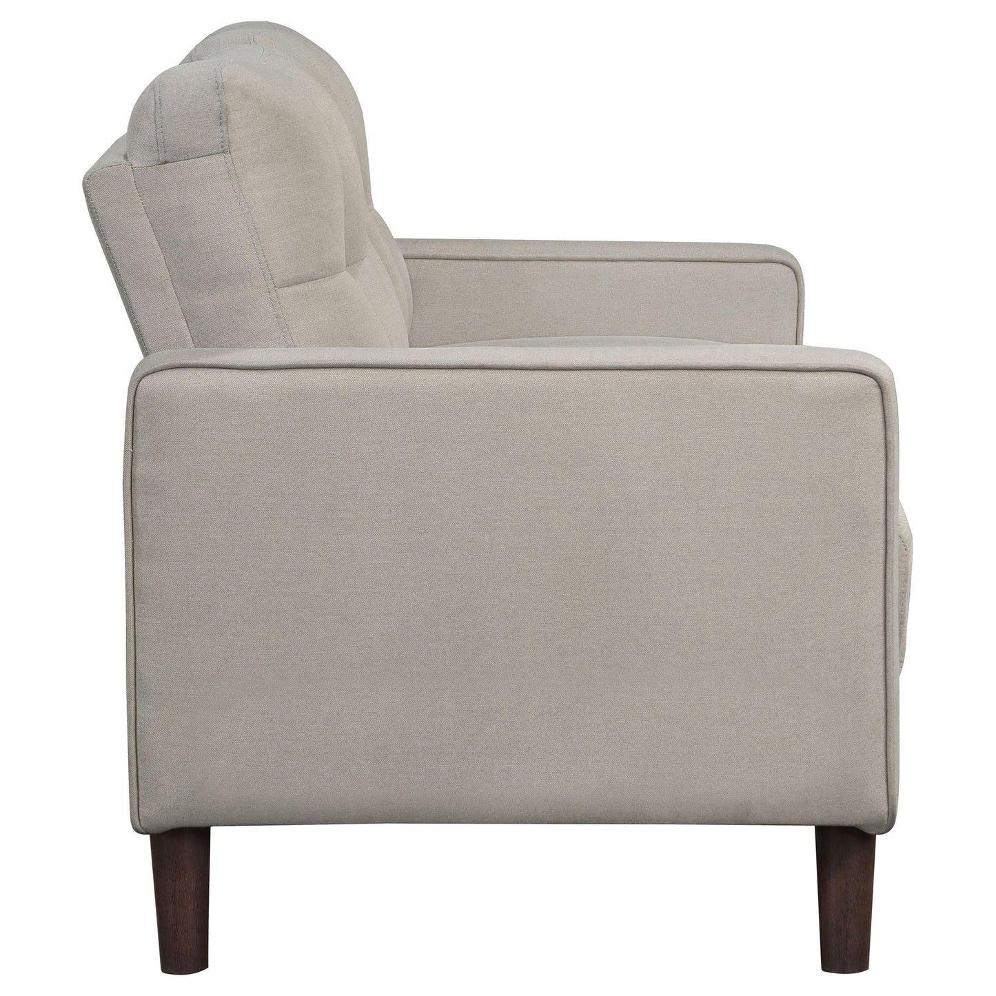 Harvey the Two Piece Tufted Beige Sofa and Set