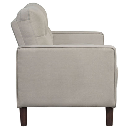 Harvey the Two Piece Tufted Beige Sofa and Set