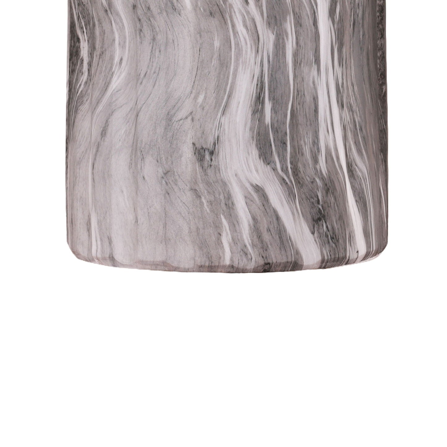 the Modern Geometric Outdoor Marble End Table