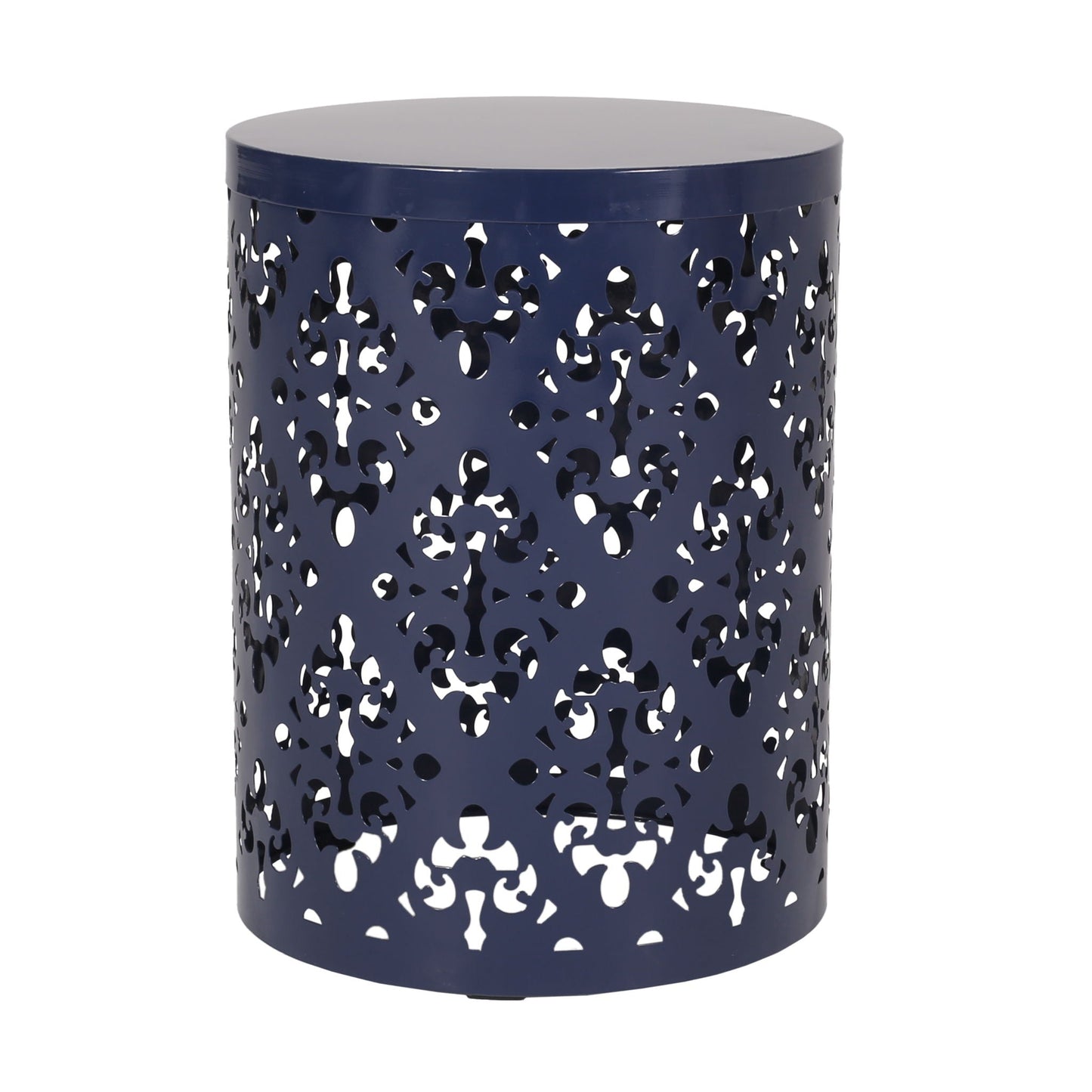Modern Metal Outdoor End Table For The Patio