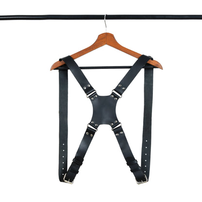 Dual Leather Camera Strap Harness- Black - Tampa Home & Garden Store