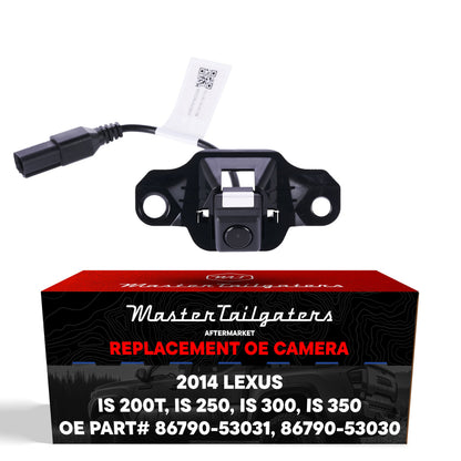 Master Tailgaters OE backup camera for 2014 Lexus IS 200t/250/300/350 with mounting bracket on Tampa Home & Garden Store