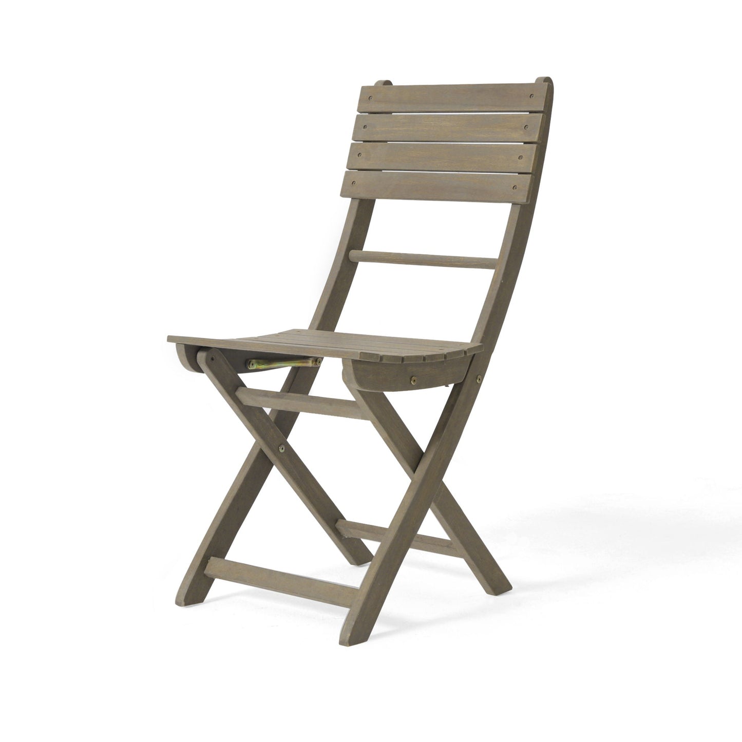 Outdoor Foldable Wood Dining Chair Set of Two