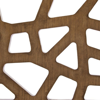 Counter Stool with Upholstered Seat – Light Gray; white rounded shapes on wood background on Tampa Home & Garden Store
