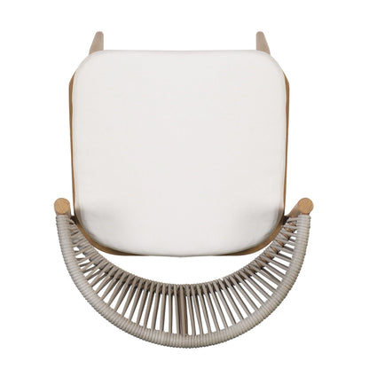 Outdoor Bar Stools With Scallop Cushion And Frame